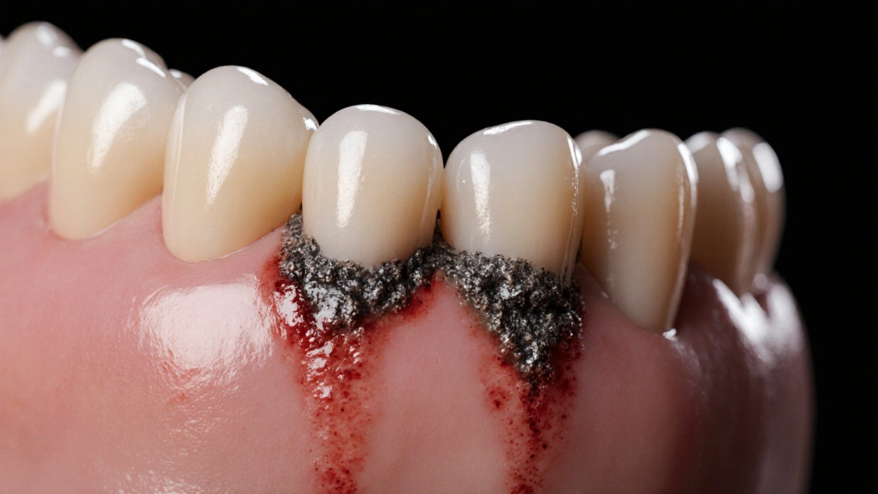 Zubní kámen pod dásní: jak ho odstranit a jak se před ním chránit