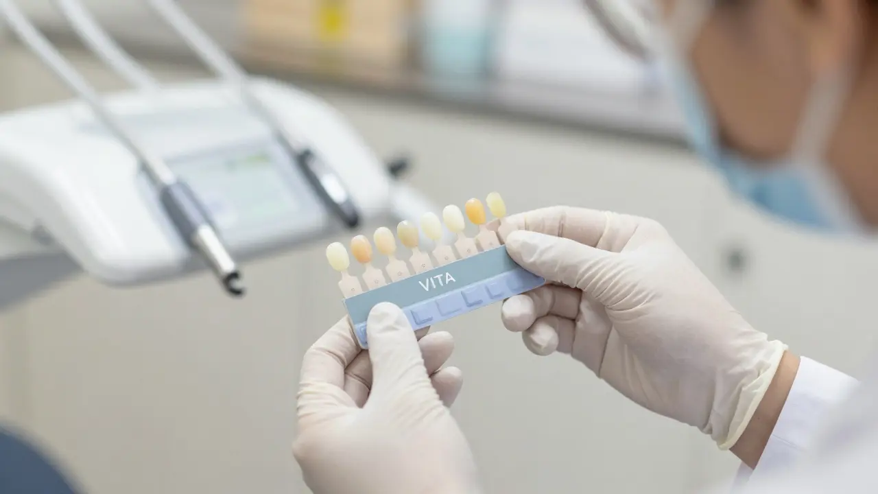 Keramické fazety: Jak vybrat ideální barvu pro přirozený úsměv