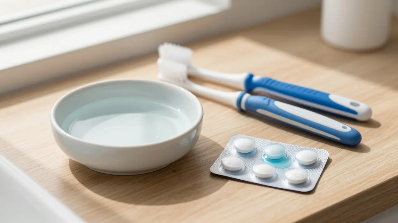 Jak vyčistit umělý chrup? Kompletní průvodce hygienou a péčí o protézy