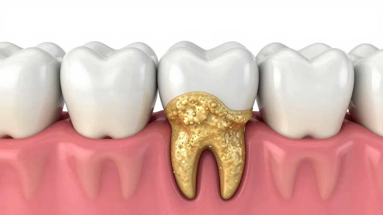 Zubní kámen pod dásní: Jak ho odstranit a jak předejít zánětu