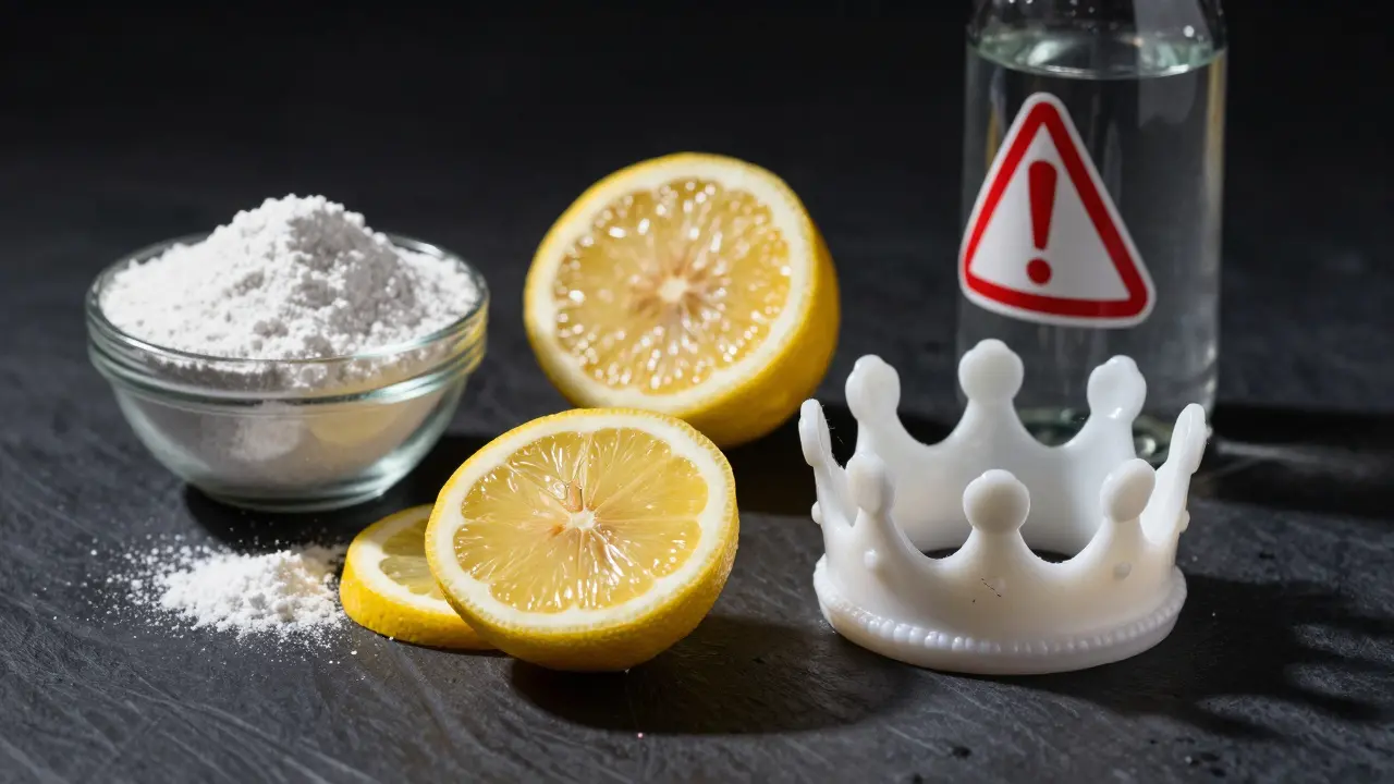 Nebezpečí domácího čištění sody a citronu