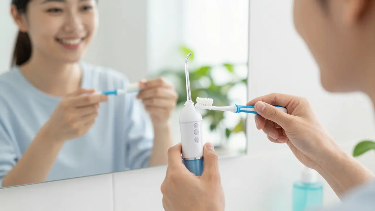 Péče o ústní hygienu mezizubním kartáčkem