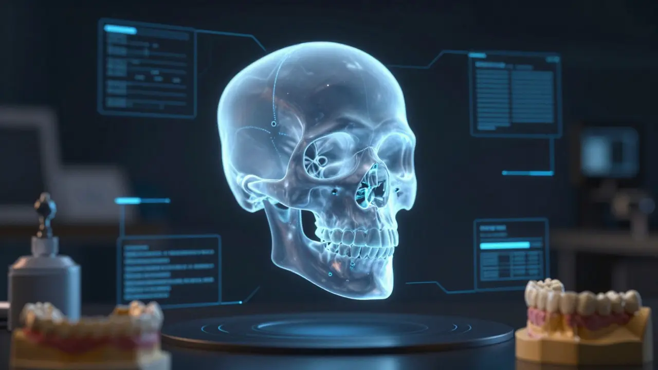 Digitální 3D sken zubů a hlavy v moderní zubní laboratoři