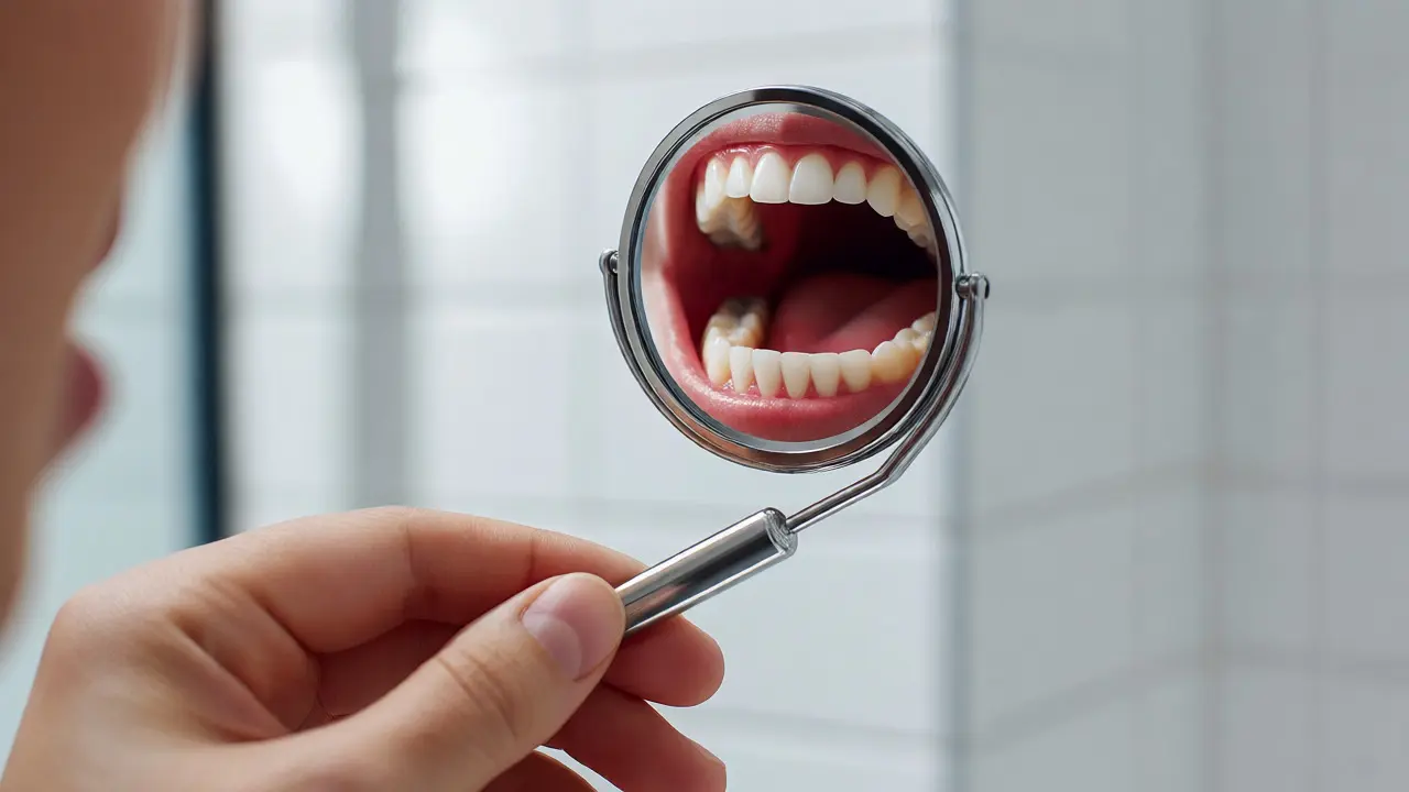 Dentální zrcátko: Průvodce kontrolou zubních kapes